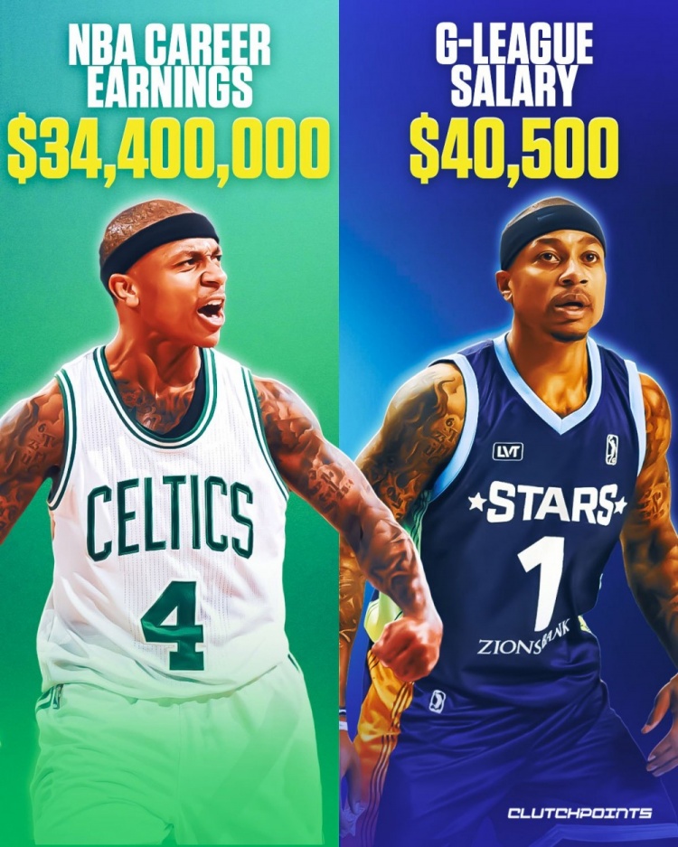  曾拒7000萬合同！小托馬斯G聯賽薪水4.05萬 NBA生涯共掙3440萬