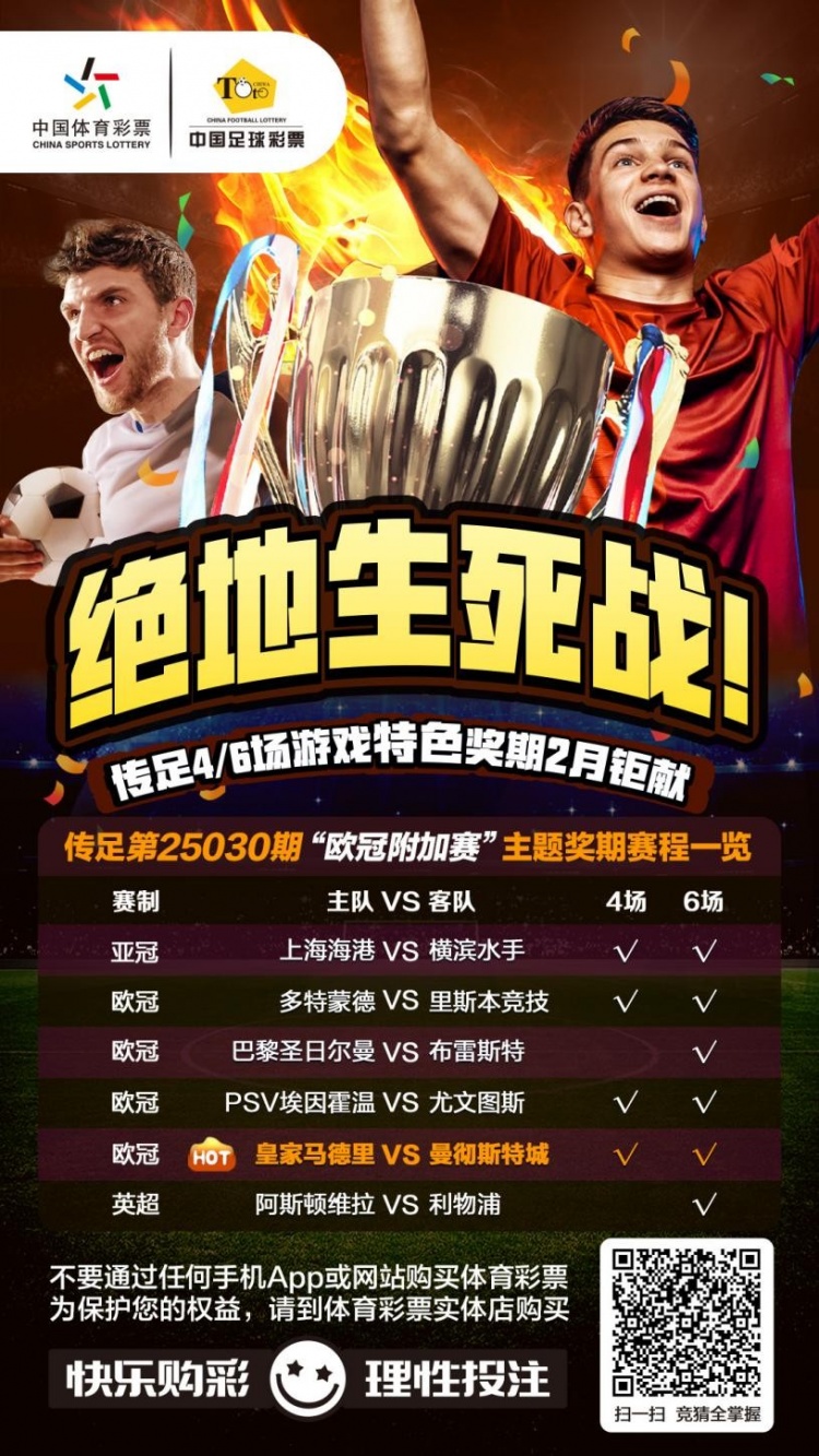  絕地生死戰！傳足特色獎期第25030期聚焦歐冠附加賽
