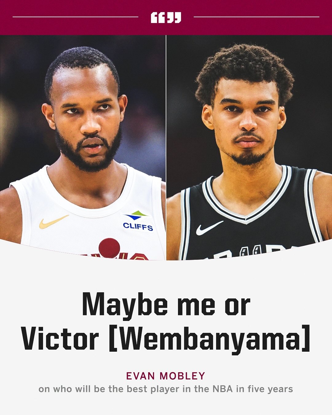  未來5年NBA最好的球員會是誰？莫布里：可能是我或者文班亞馬
