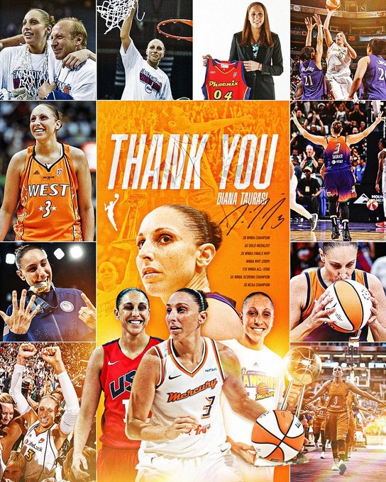  傳奇落幕！WNBA巨星陶樂西宣布退役 結束20年職業生涯