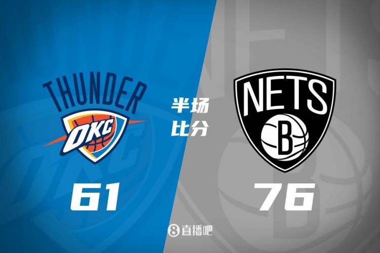  半場戰報-夏普18+6 亞歷山大14分 籃網76-61領先雷霆15分