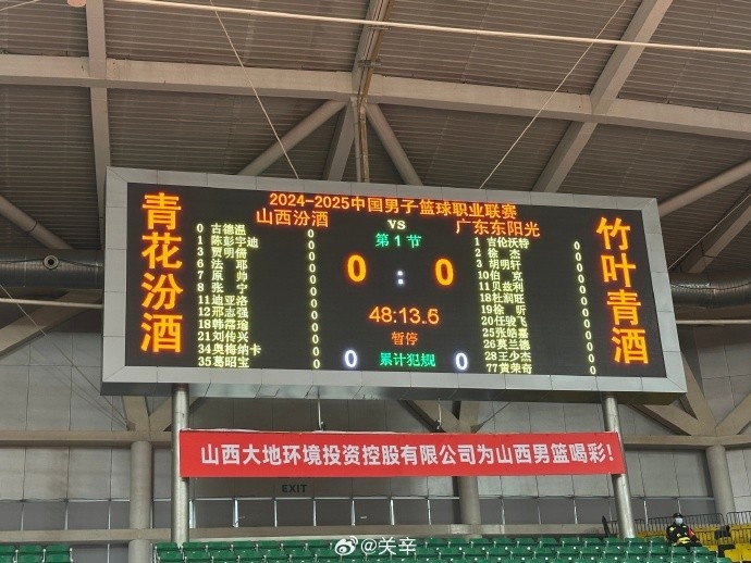  廣東VS山西大名單：徐杰胡明軒張寧領銜 8名外援均可出戰