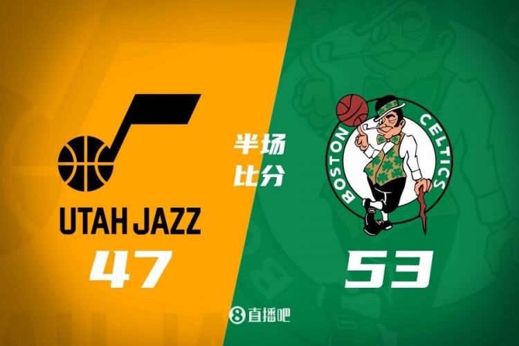  半場戰報：凱爾特人53-47爵士 懷特13分5板4助 塞克斯頓12分4助